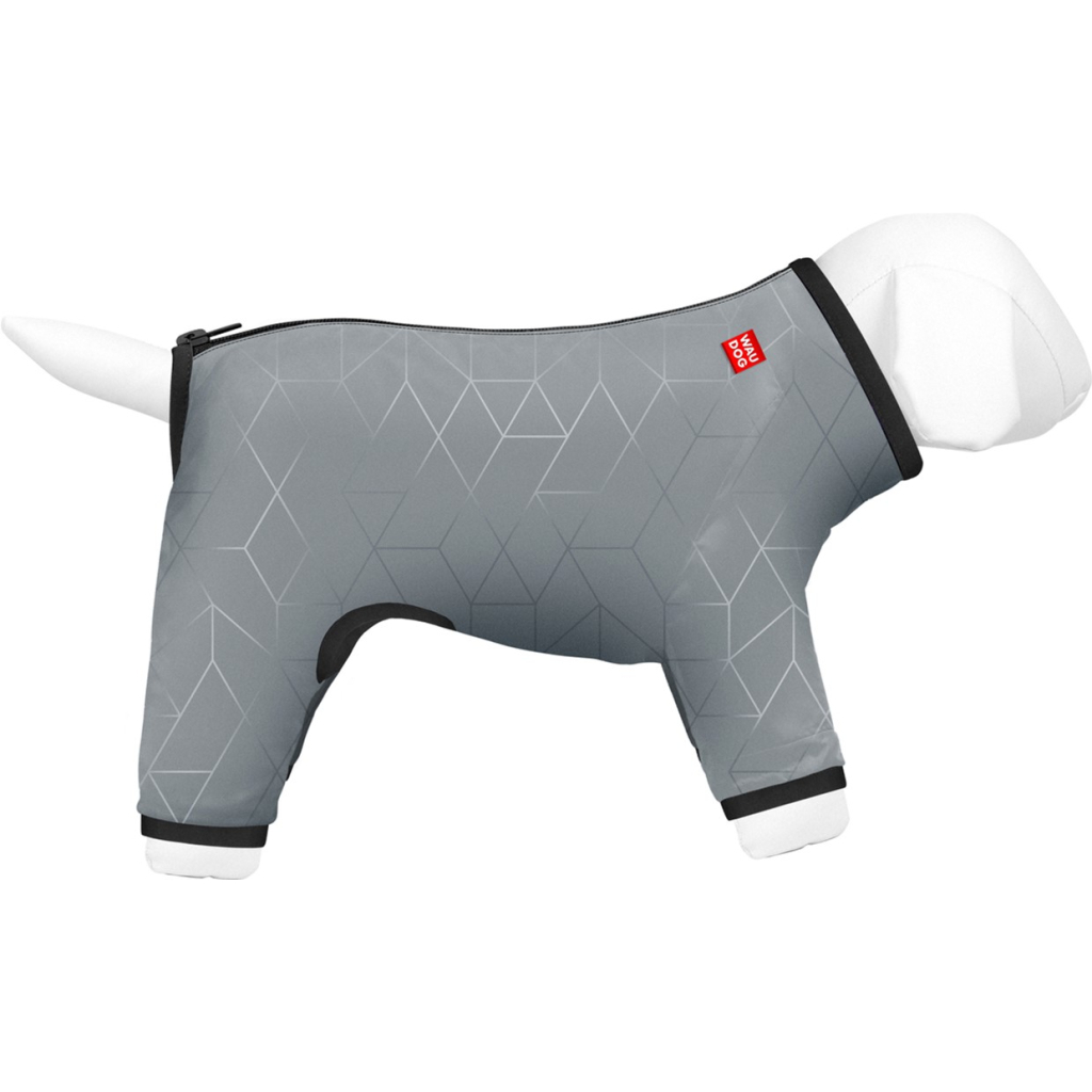 Дощовик для тварин Collar WAUDOG Clothes світловідбивний L55 В 77-79 см, З 50-55 см (5441) - зображення 2