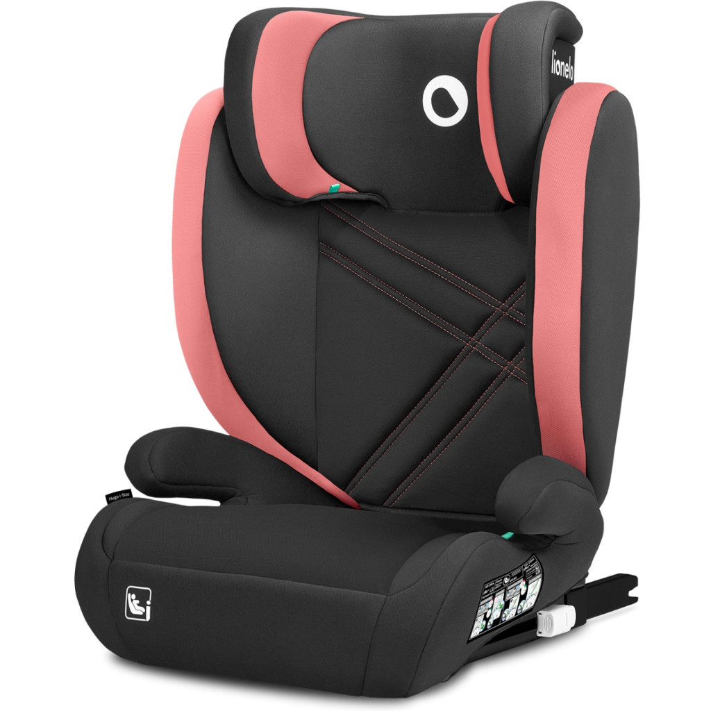 Автокрісло Lionelo Hugo I-Size Pink Baby 15-36 кг, рожеве (LO-HUGO I-SIZE PINK BABY) - зображення 1