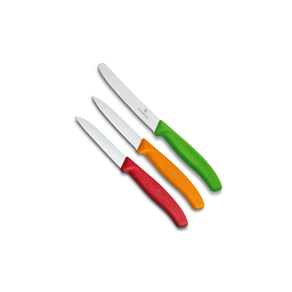 Набір ножів Victorinox SwissClassic 3 шт Red, Orange. Green (6.7116.32) - зображення 2