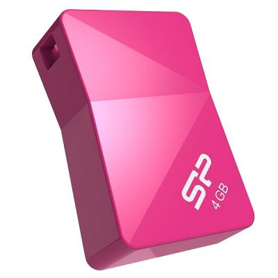 USB флеш накопичувач Silicon Power 4Gb Touch T08 Peach USB 2.0 (SP004GBUF2T08V1H) - зображення 2
