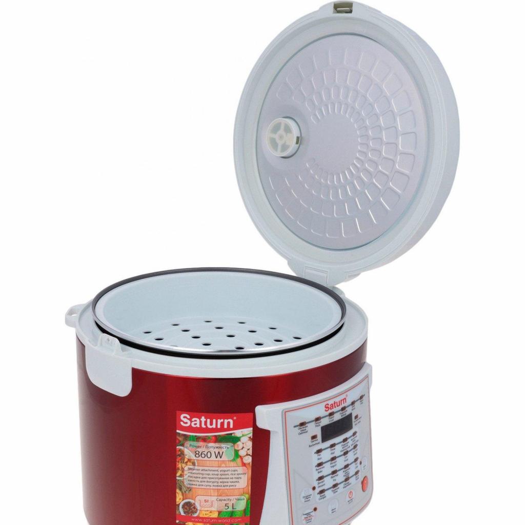 Мультиварка Saturn ST-MC9208 Red - зображення 3