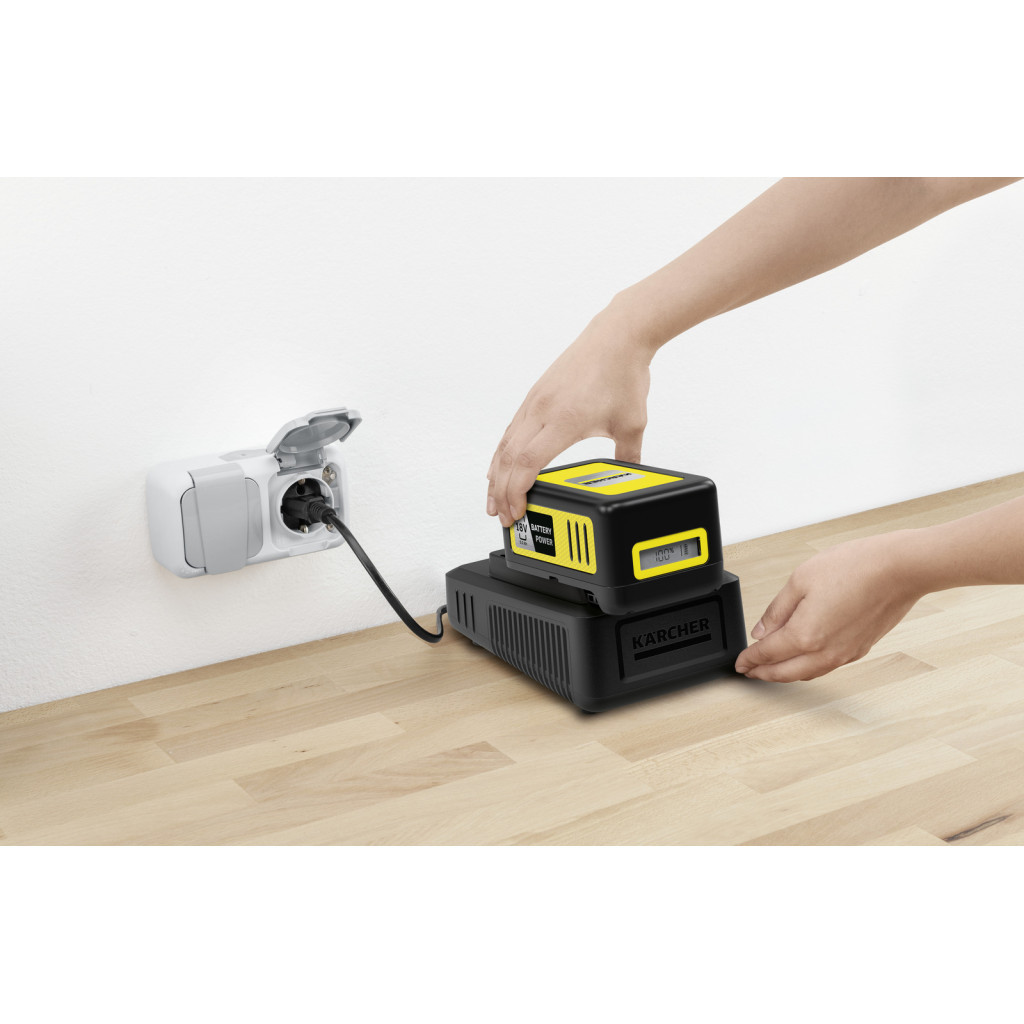 Акумулятор до електроінструменту Karcher 18 V 5 Ah, набір з швідкісним ЗП (2.445-063.0) - изображение 2