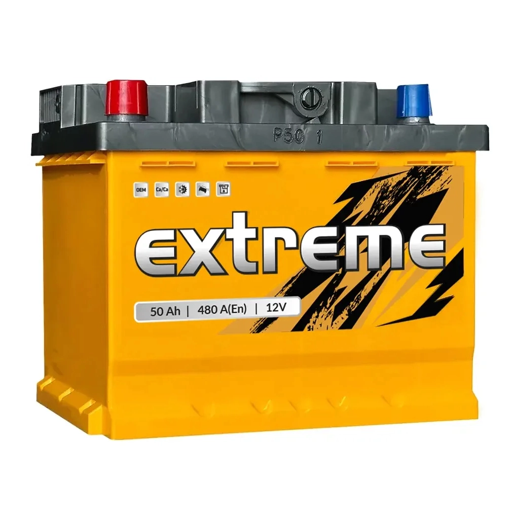 Акумулятор автомобільний Extreme 6CT-50 Аз (1) - зображення 1