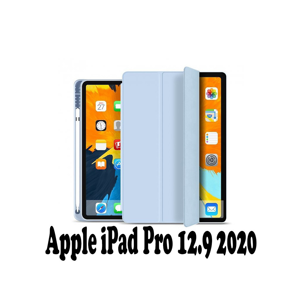Чохол до планшета BeCover Pencil Mount Apple iPad Pro 12.9 2020/21/22 Light Blue (707533) - зображення 1
