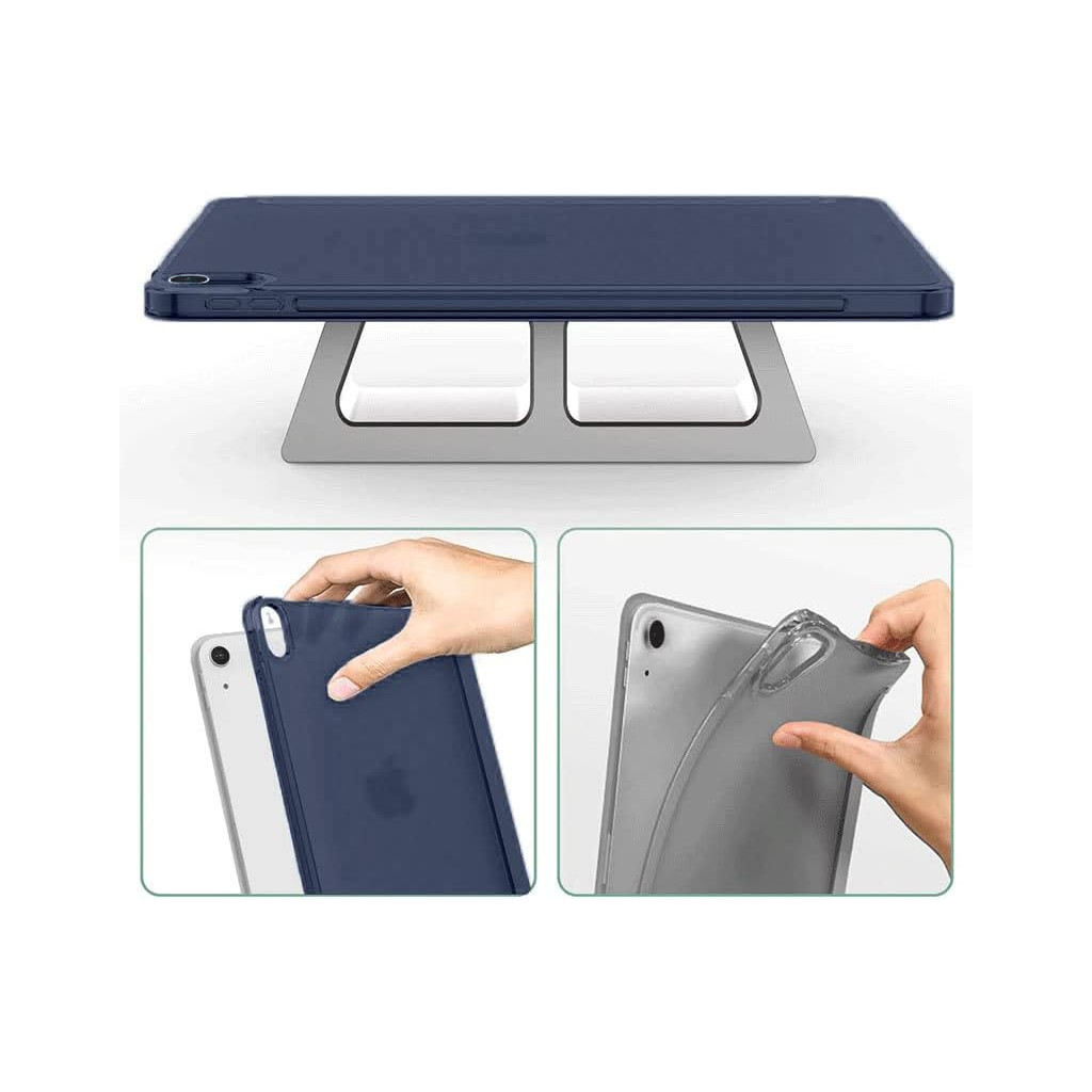 Чохол до планшета BeCover Tri Fold Hard Apple iPad Air 11" M2/M3 (2024/2025) Deep Blue (711413) - зображення 4