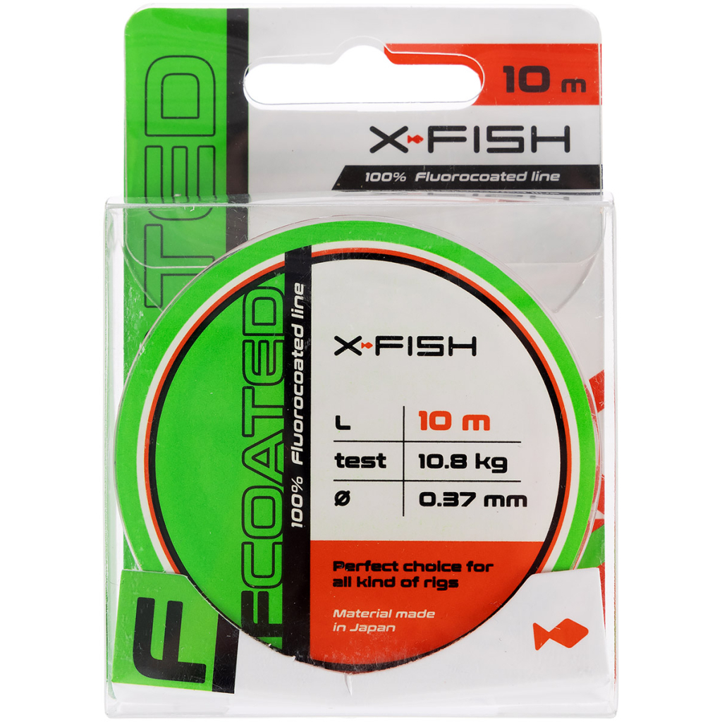 Флюорокарбон X-Fish FCoated 10m 0.37mm 10.8kg (1917.01.31) - зображення 2