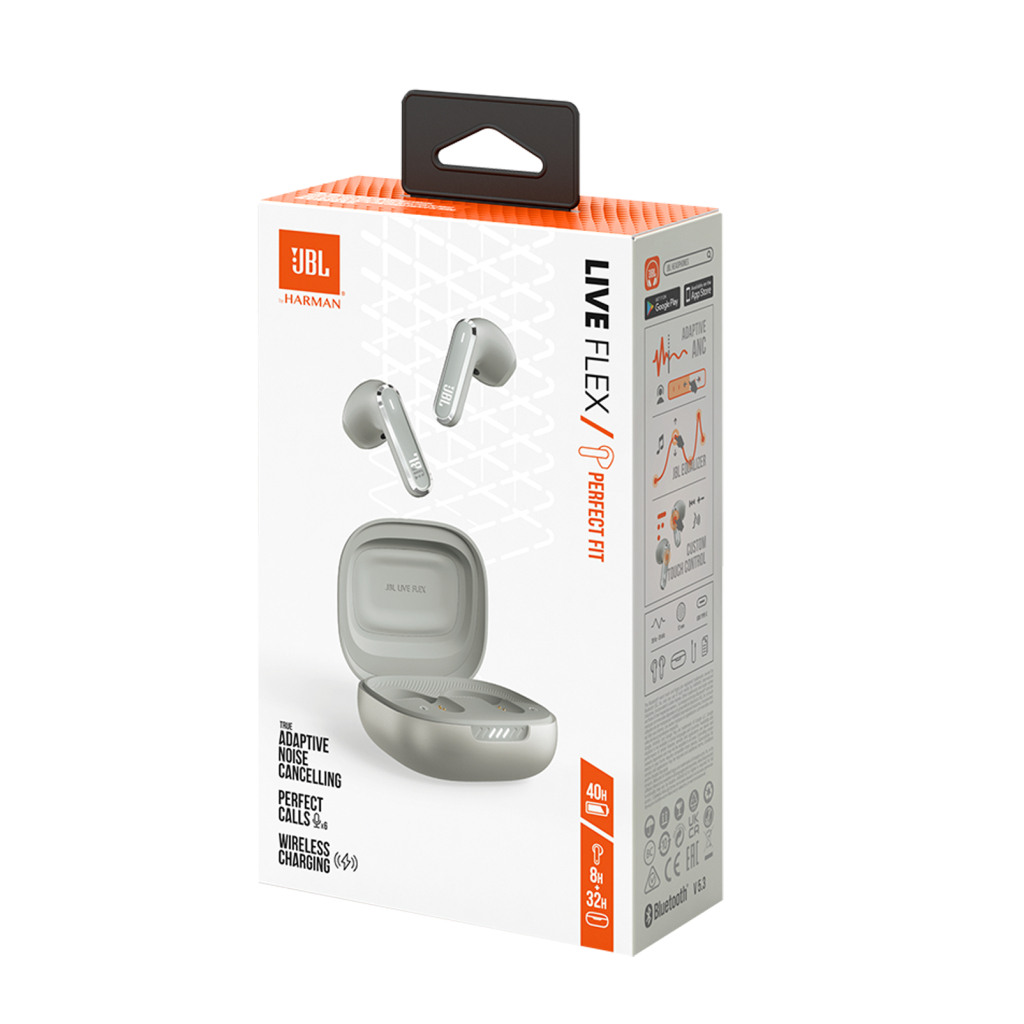 Навушники JBL Live Flex Silver (JBLLIVEFLEXSVR) - зображення 11