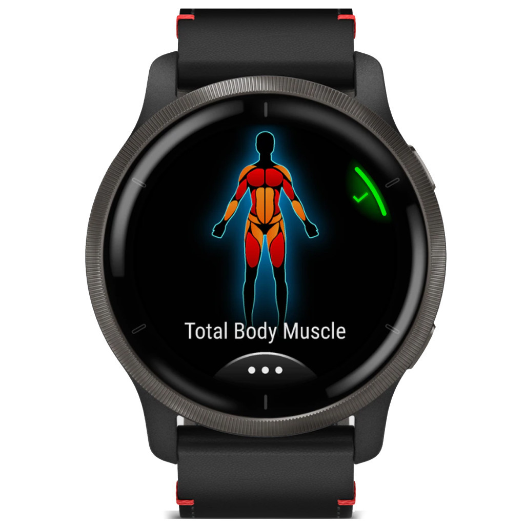 Смарт-годинник Garmin Venu 2, GPS, Wi-Fi, Black + Slate, Leather, GPS (010-02430-21) - зображення 7