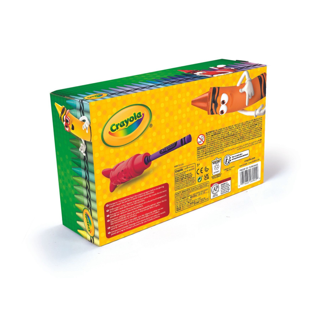 Олівці кольорові Crayola воскові, 120 шт зі стругачкою (52-6920) - зображення 6