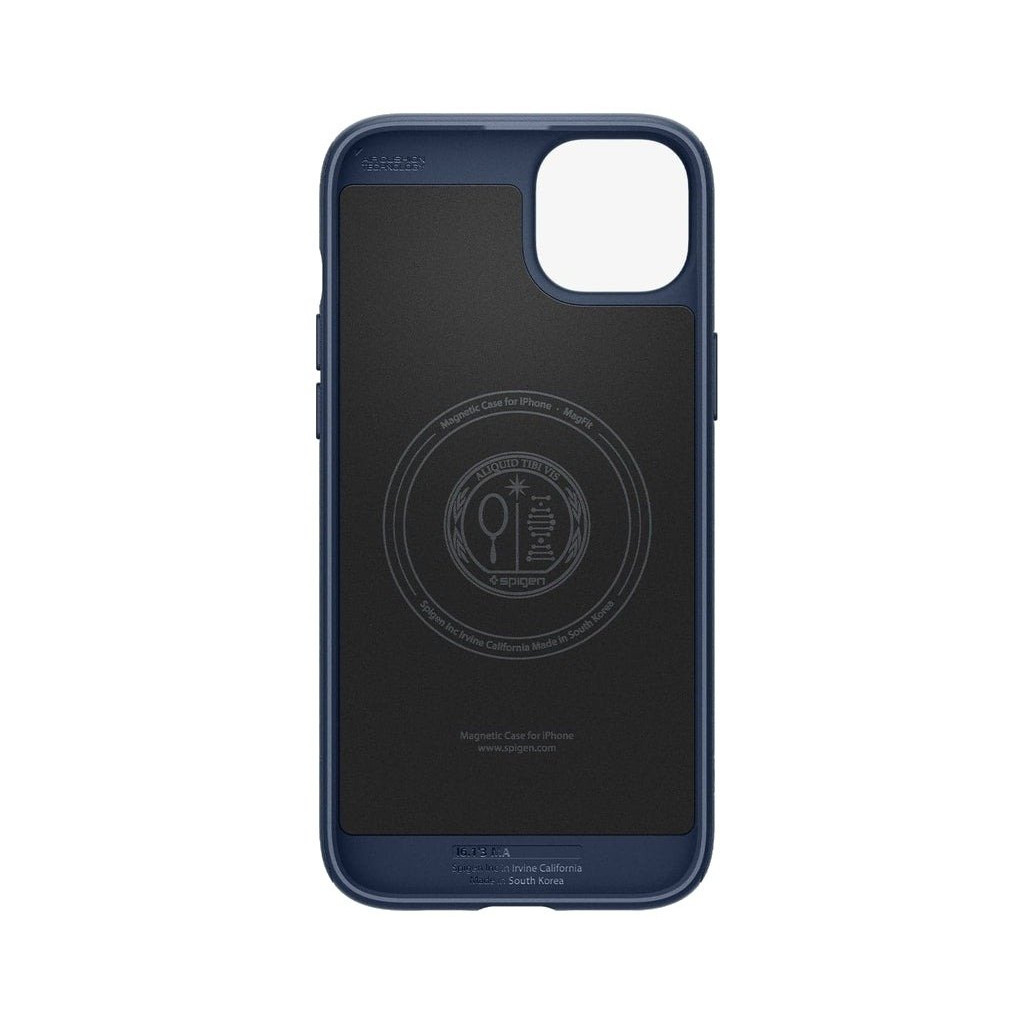 Чохол до мобільного телефона Spigen Apple iPhone 15 Mag Armor MagFit Navy Blue (ACS06816) - изображение 3