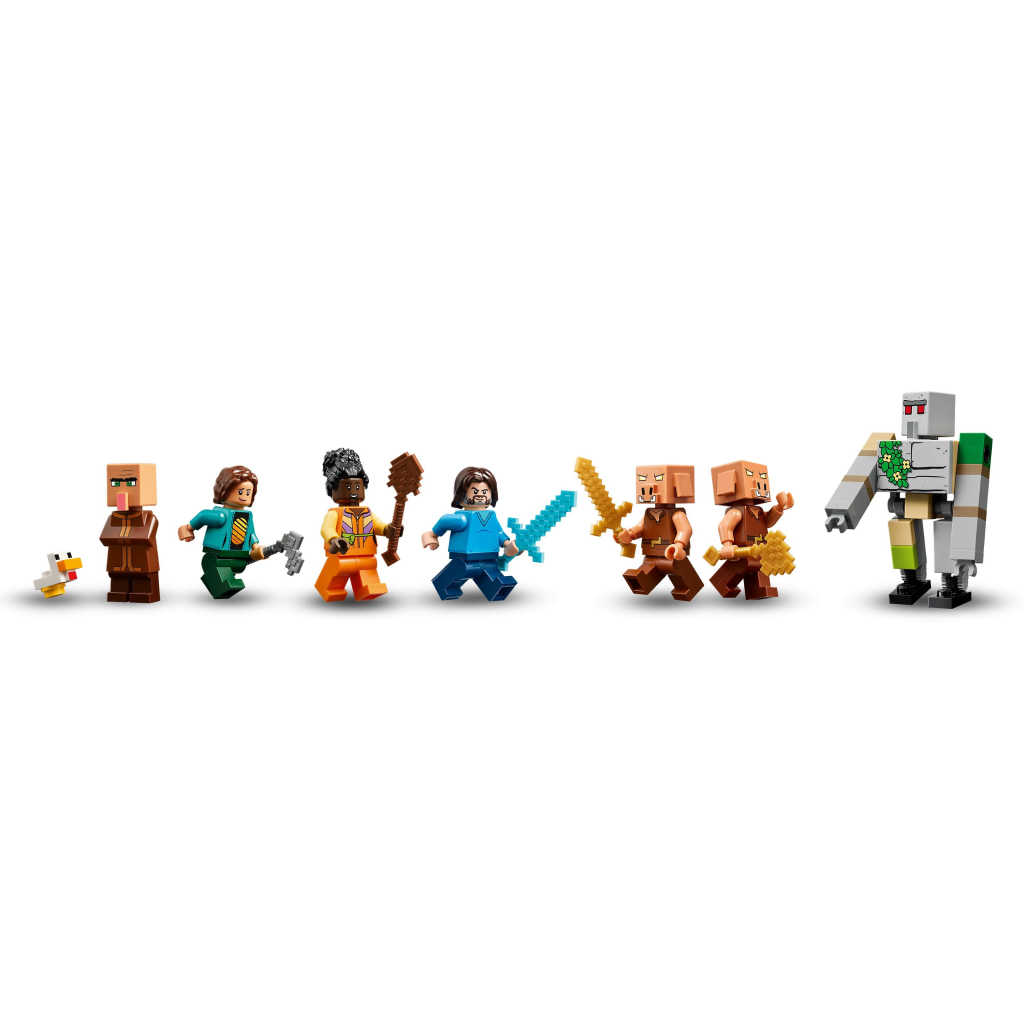 Конструктор LEGO Minecraft Напад на село з повітряною кулею Ґаст (21273) - зображення 8