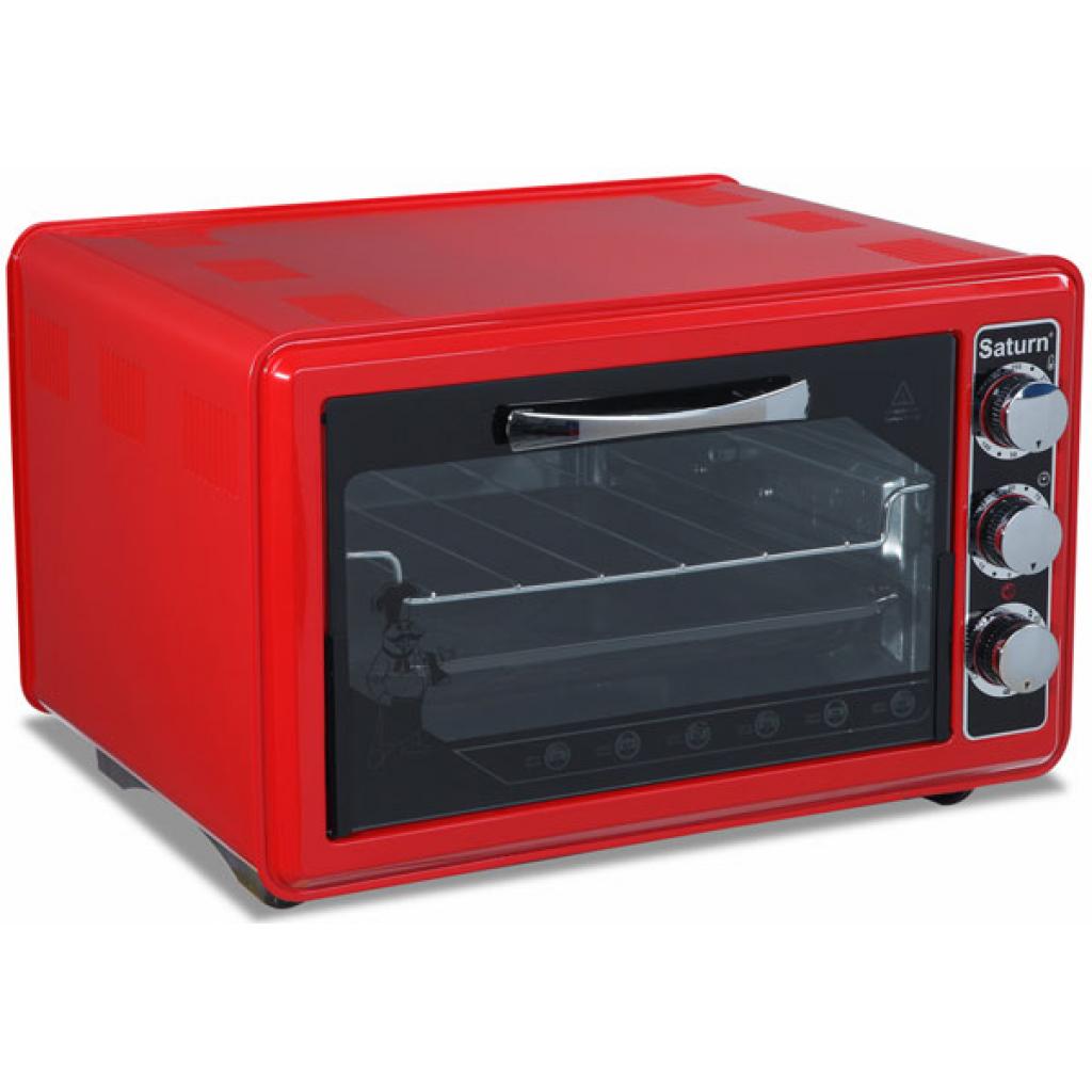 Електропіч Saturn ST-EC1076 Red - зображення 1