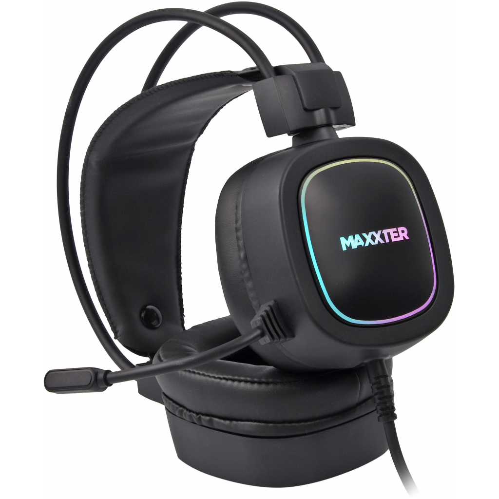 Навушники Maxxter Ghost Helmet Black - зображення 2