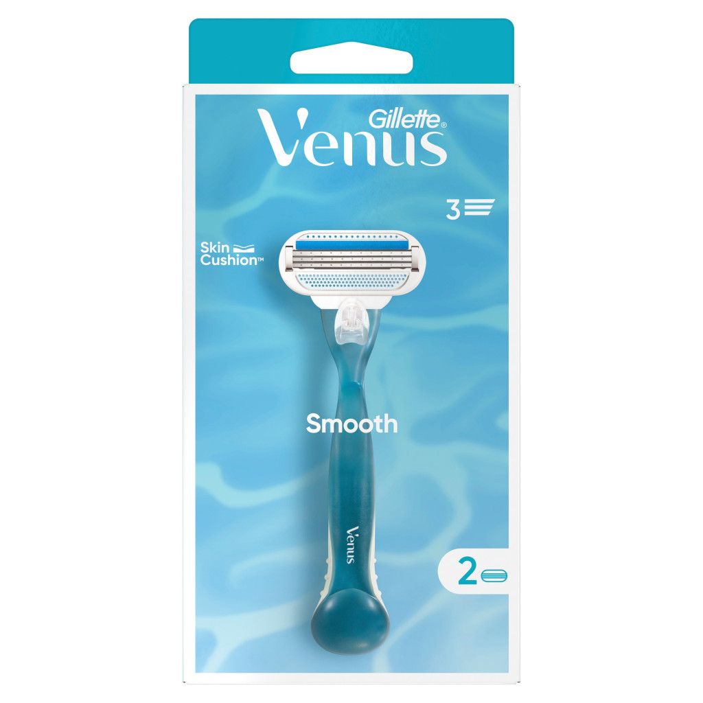 Бритва Gillette Venus Smooth з 2 змінними картриджами (3014260262693) - зображення 2