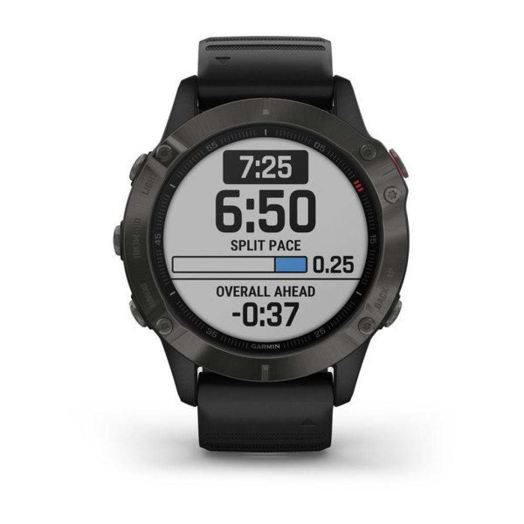 Смарт-годинник Garmin Fenix 6 Pro Sapphire Carbon Grey DLC with Black Band (010-02158-11/10) - зображення 2