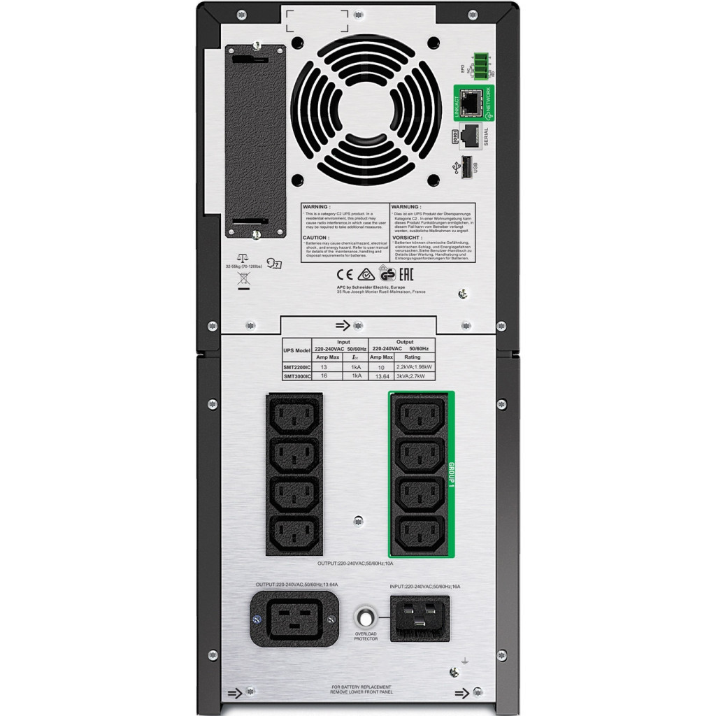 Пристрій безперебійного живлення APC Smart-UPS 3000VA LCD SmartConnect (SMT3000IC) - зображення 2