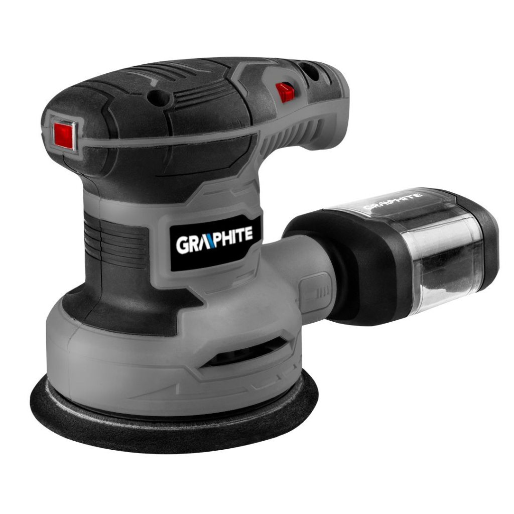 Шліфувальна машина Graphite ексцентрикова 300W, 125мм, 7000-13000об/хв (59G348) - зображення 1