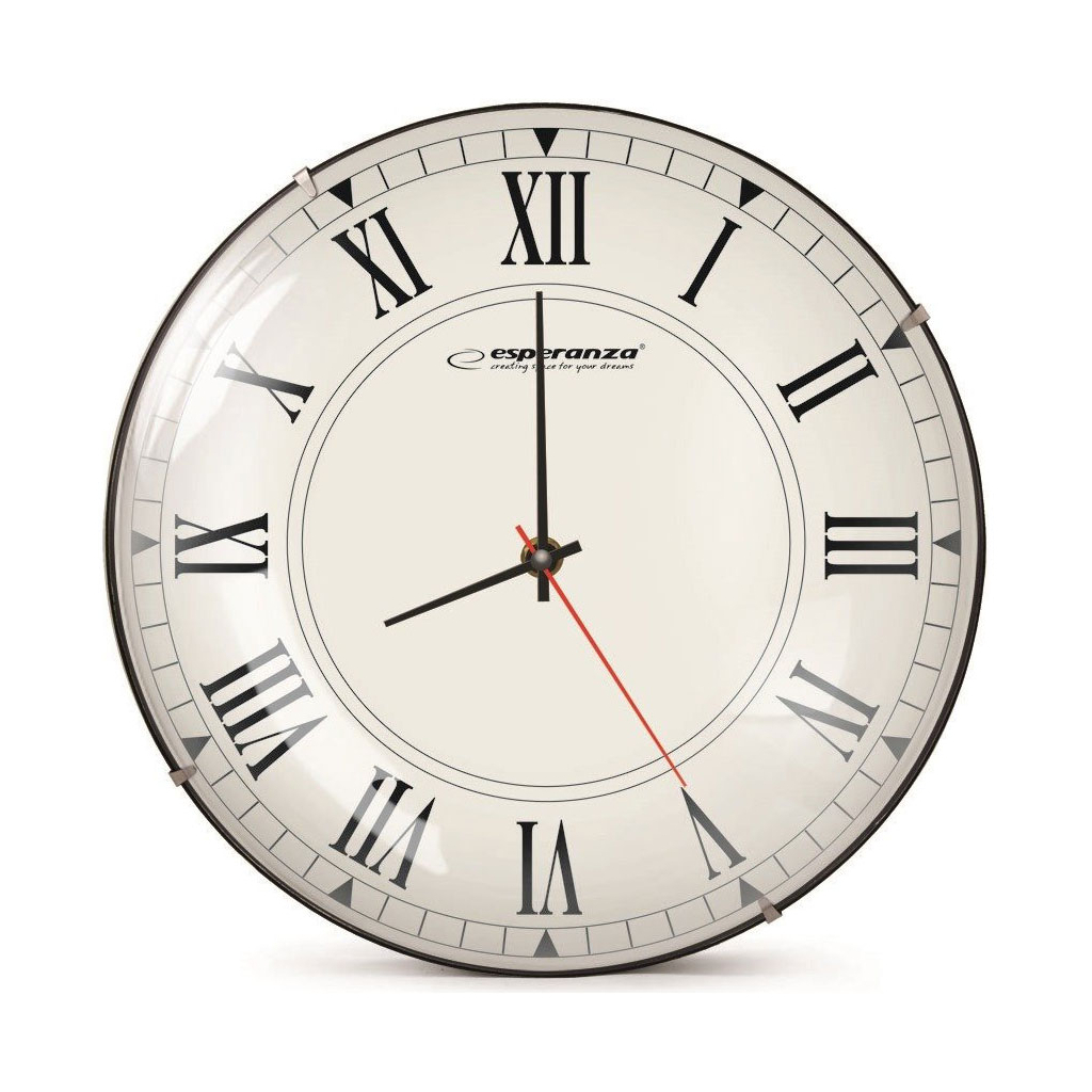 Настінний годинник Esperanza Wall Clock Roma 30 см (EHC018R) - зображення 1