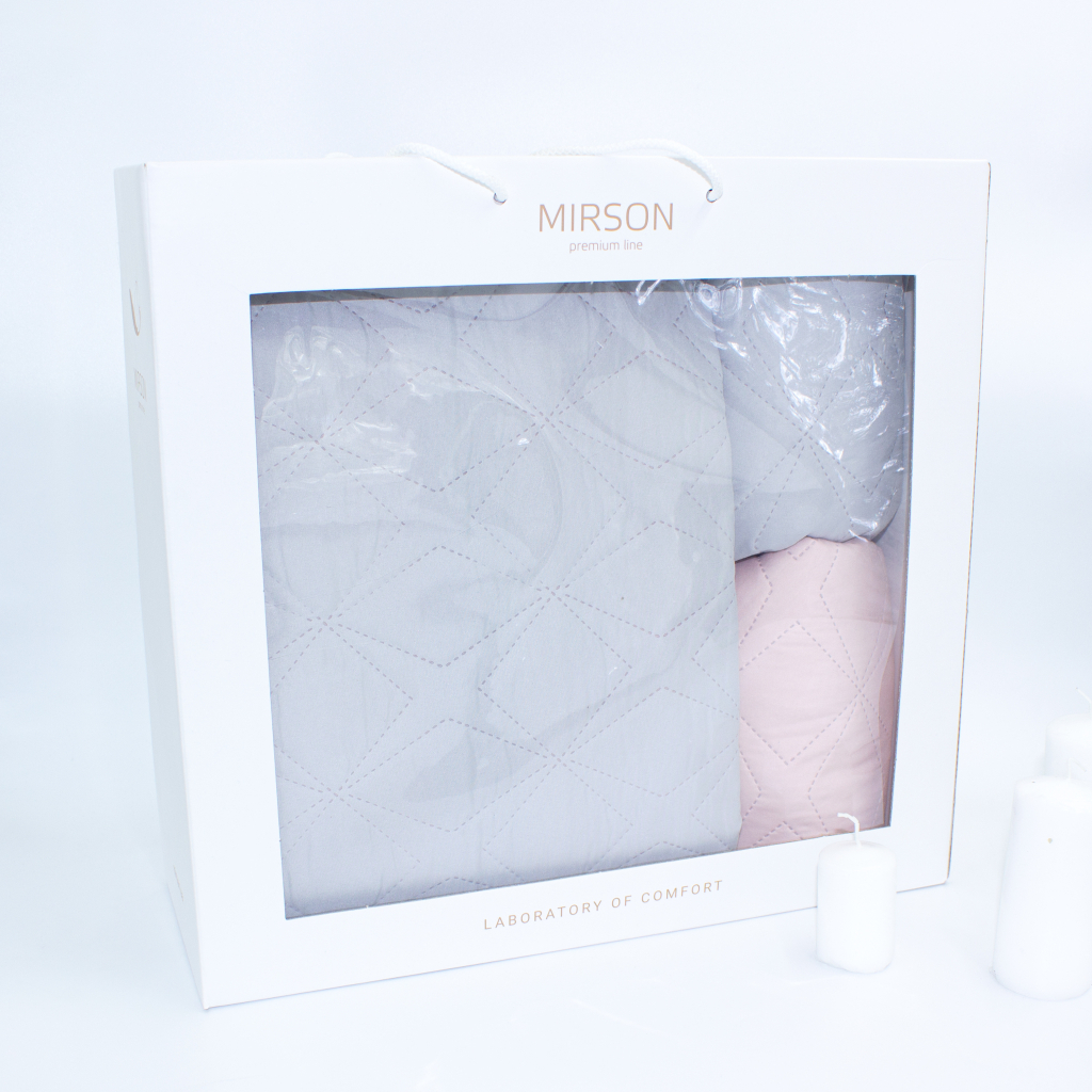 Покривало MirSon набір Deep Line №7101 Creole Pink 150х210 + 2 наволочки 50х70 (2200005622780) - зображення 9