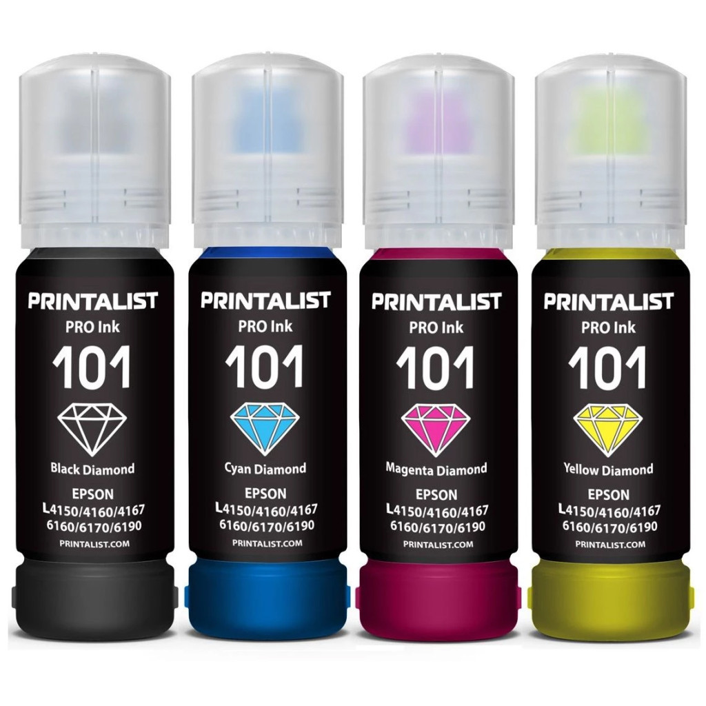 Чорнило Printalist Epson L4150/4160 4х70г B/C/M/Y (PL101SET) - зображення 1