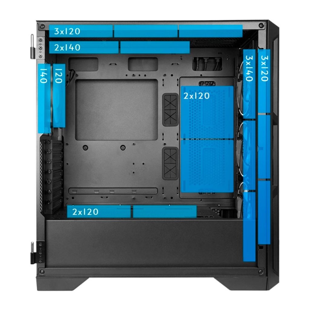 Корпус Chieftec APEX LUMO (GA-01B-L-OP) - изображение 10