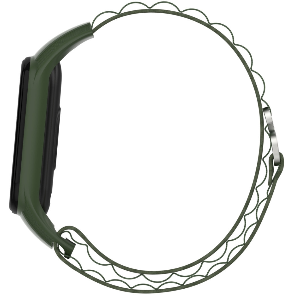 Ремінець до фітнес браслета Armorstandart AlpinaStyle Band для Xiaomi Mi Band 7/6/5/4 Green (ARM64988) - изображение 5