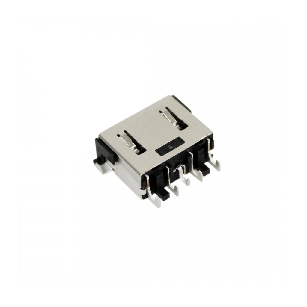 Роз'єм живлення ноутбука Lenovo PJ1081 (прямокутний + center pin) (A49123) - зображення 4