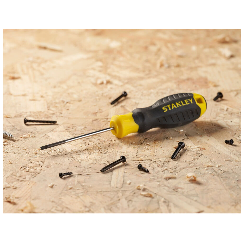 Викрутка Stanley Cushion Grip, SL 2,5x60мм, з паралельним джалом. (STHT16151-0) - зображення 6