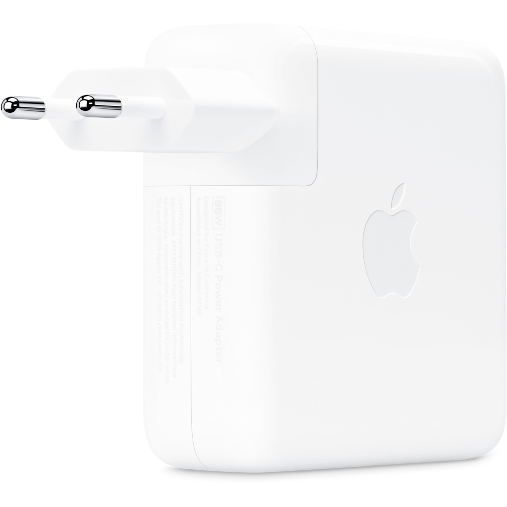 Блок живлення до ноутбуку Apple 96W USB-C Power Adapter (Model A2166) (MW2L3ZM/A) - зображення 1