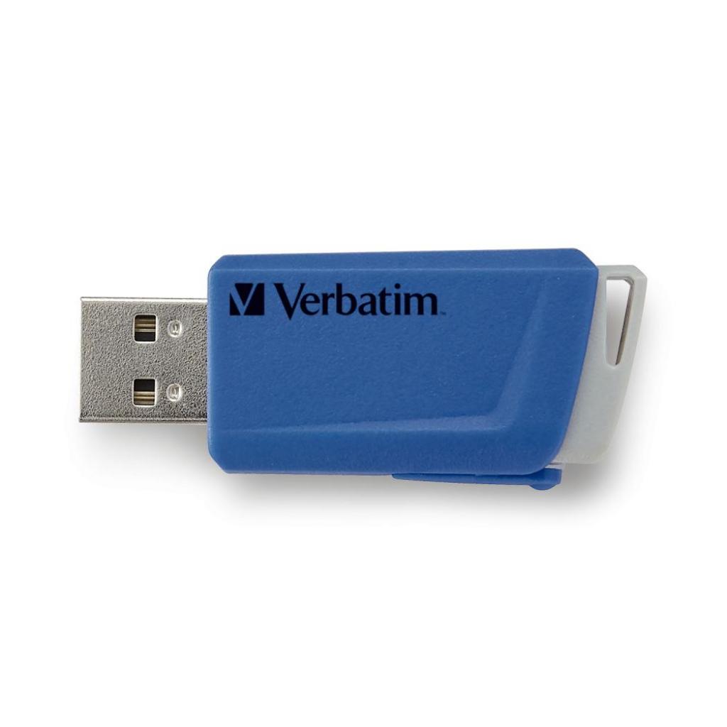 USB флеш накопичувач Verbatim 2x32GB Store 'n' Click Red/Blue USB 3.2 (49308) - зображення 5