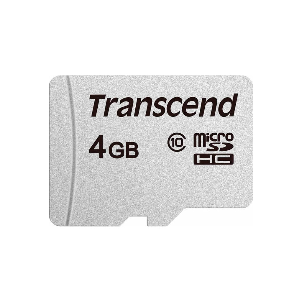 Карта пам'яті Transcend 4GB microSD class 10 (TS4GUSD300S) - зображення 1