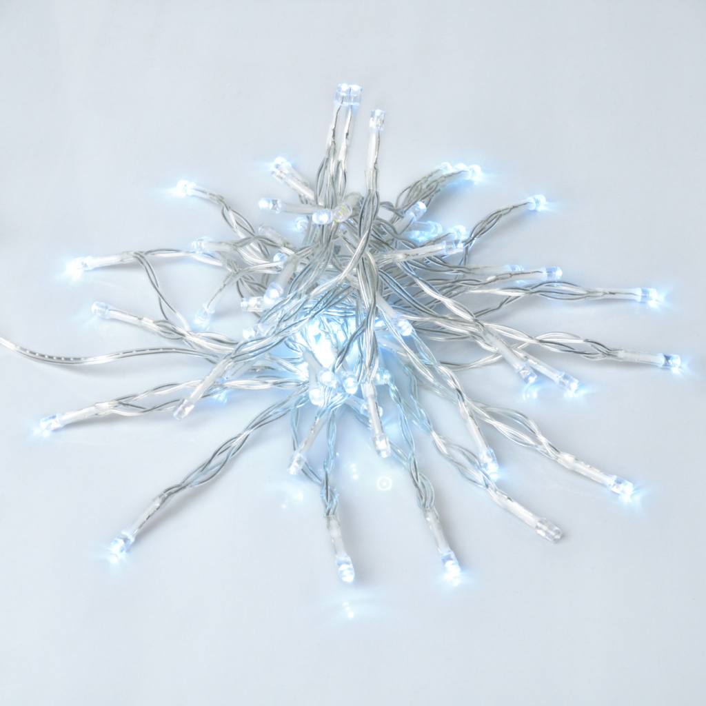 Гірлянда YES! Fun Нитка 70 LED Холодно-біла 4.9 м Мерехтіння USB (975063) - зображення 1