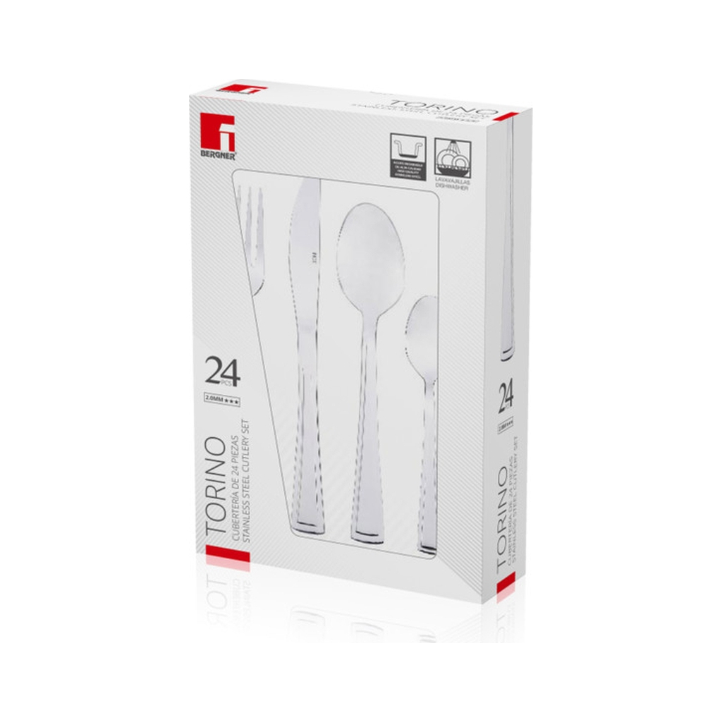 Набір столових приборів Bergner Torino 24 предмета (BG-5160-MM) - зображення 2