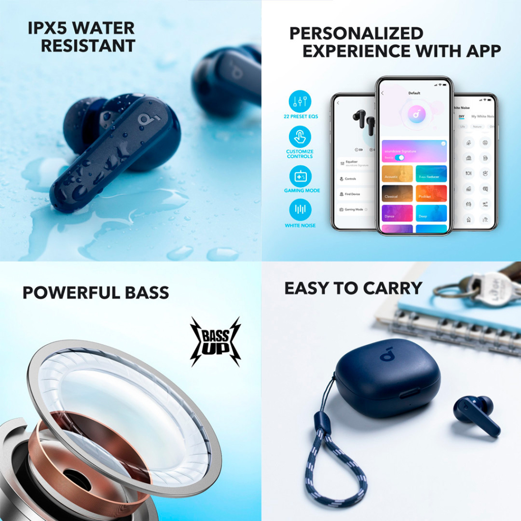 Навушники Anker SoundСore R50i Blue (A3949G31) - зображення 6