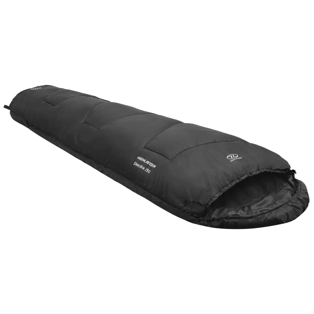 Спальний мішок Highlander Sleepline 250 Mummy +5C Charcoal Left (925869) - зображення 2