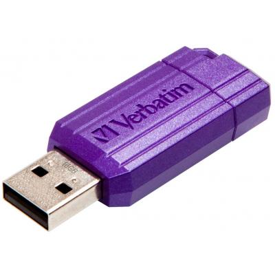 USB флеш накопичувач Verbatim 16GB Store 'n' Go PinStripe Violet USB 2.0 (49058) - зображення 4