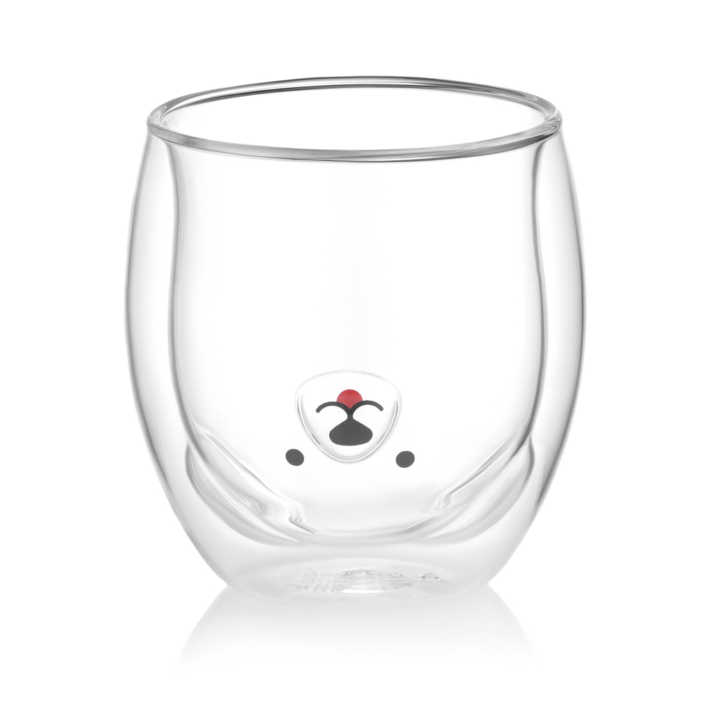 Набір склянок Ardesto Animals 300 мл 2 шт прозорий (AR2630BWA) - зображення 1