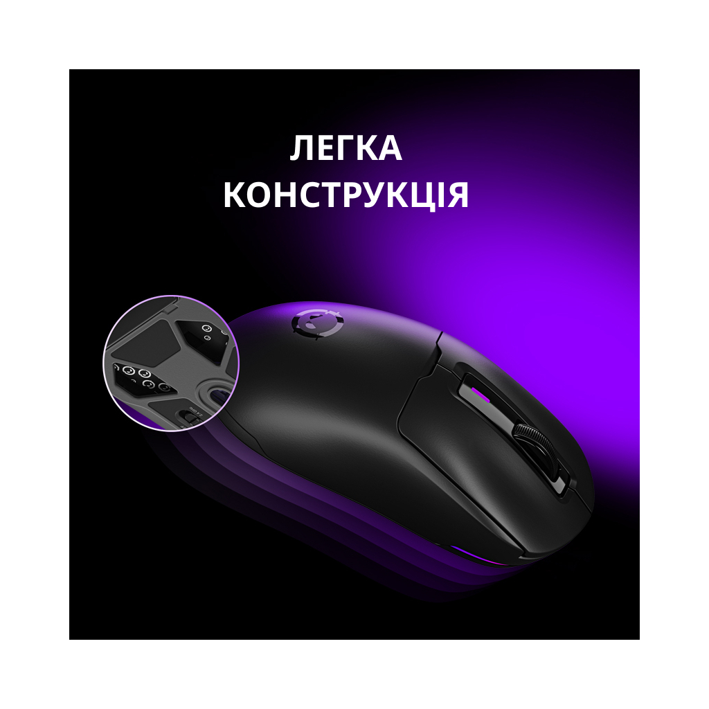 Мишка Lorgar MSA10W Wireless Gaming White (LRG-MSA10W-WH) - зображення 6