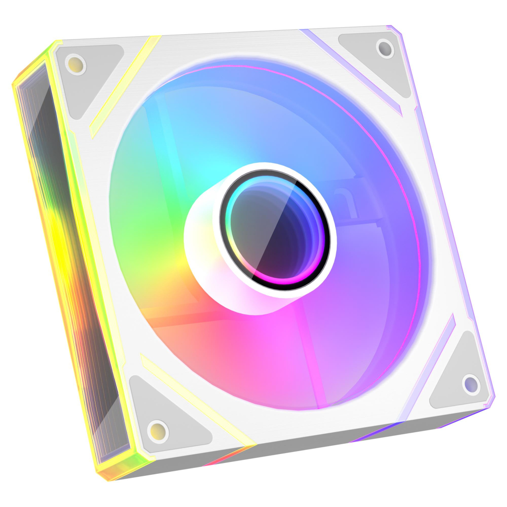 Кулер до корпусу 1stPlayer FC7 White (FC7-WH-1IN1) - зображення 3