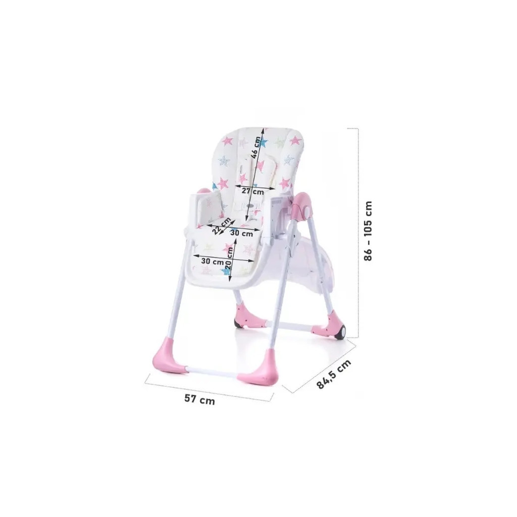 Стілець для годування Babytiger Benji Pink (5902533915170) - зображення 7