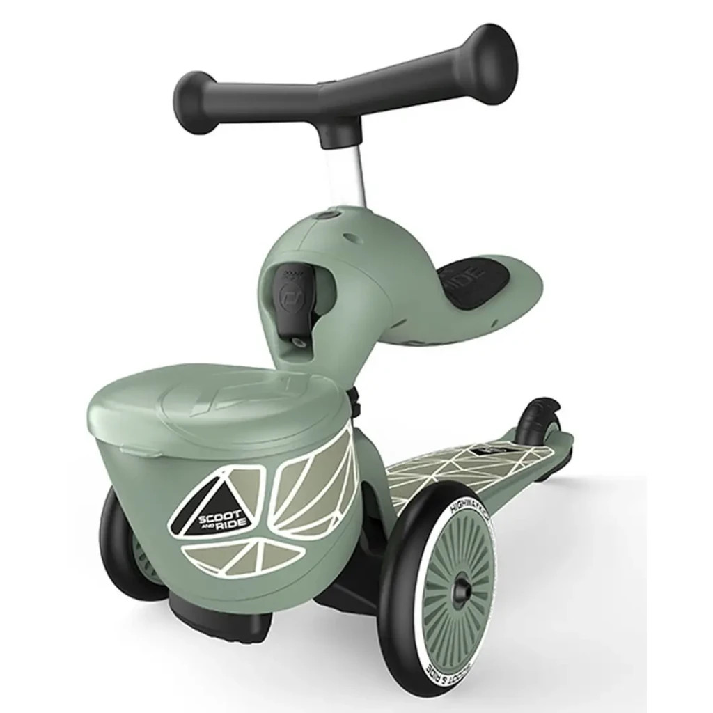 Самокат Scoot&Ride Highwaykick-1 Lifestyle зелений (SR-210621-GREENLINES) - зображення 6