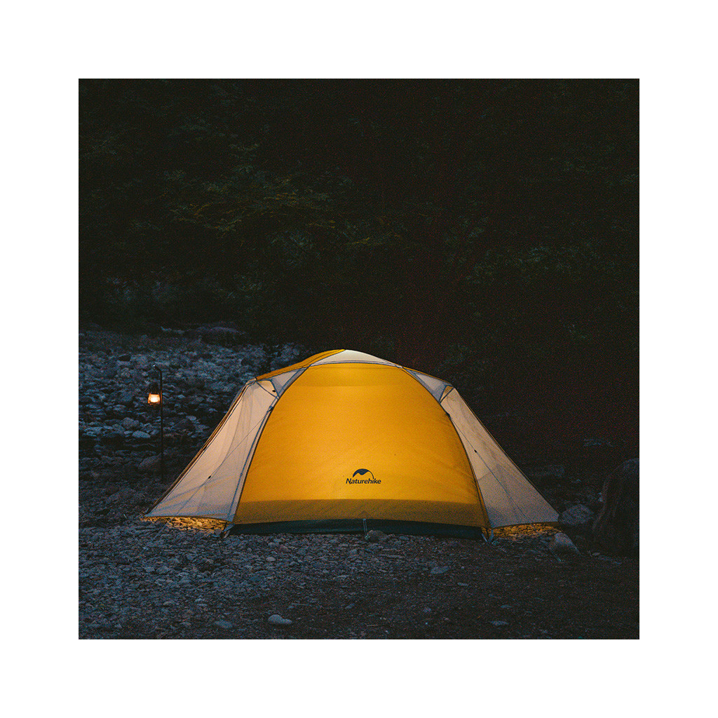 Намет Naturehike тримісний CNK2300ZP024 жовтий (6976023923661) - зображення 5