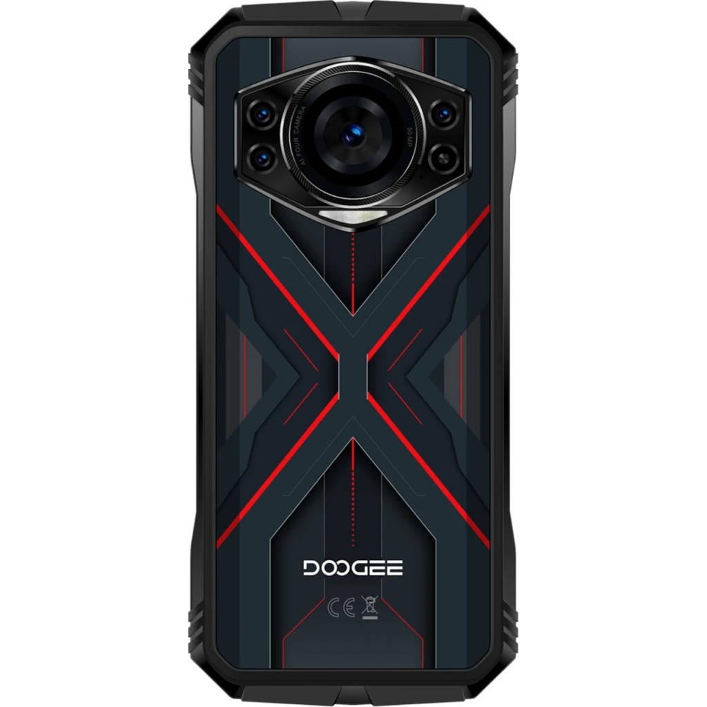 Мобільний телефон Doogee S cyber 8/256Gb Black Red (6923740212431) - зображення 3