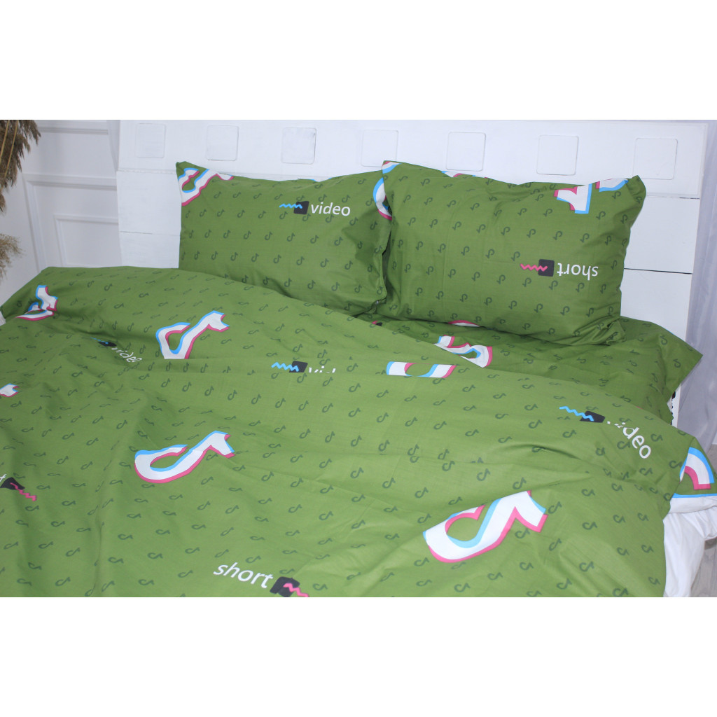 Постільна білизна MirSon Бязь Ranforce Elite 17-0399 TikTok Green 160x220 (2200004695693) - зображення 2