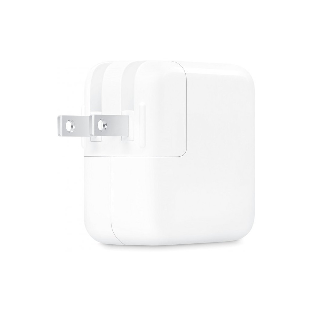 Зарядний пристрій Apple 35W Dual USB-C Port Power Adapter, Model А2676 (MNWP3ZM/A) - зображення 2