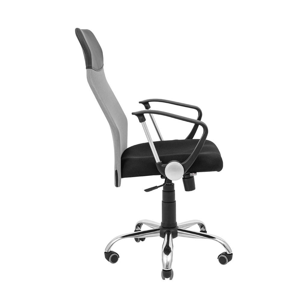 Офісне крісло Richman Ультра Ю Хром M-1 (Tilt) Сітка чорна + сіра (ADD0003102) - зображення 3