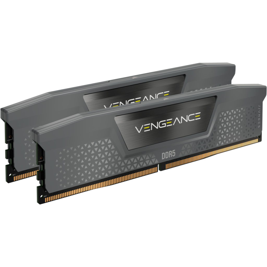 Модуль пам'яті для комп'ютера DDR5 32GB (2x16GB) 6000 MHz Vengeance Cool Grey Corsair (CMK32GX5M2D6000Z36) - зображення 2