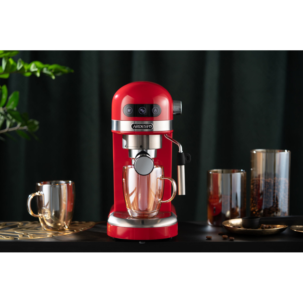Ріжкова кавоварка еспресо Ardesto YCM-E1501 - зображення 6