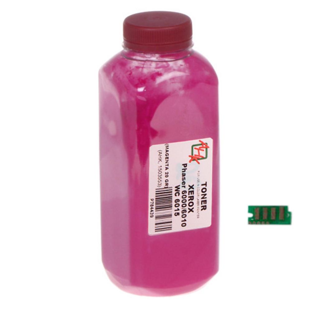 Тонер Xerox Ph6000/6010, 20г Magenta +chip reg 1, 3 AHK (1500253) - зображення 1