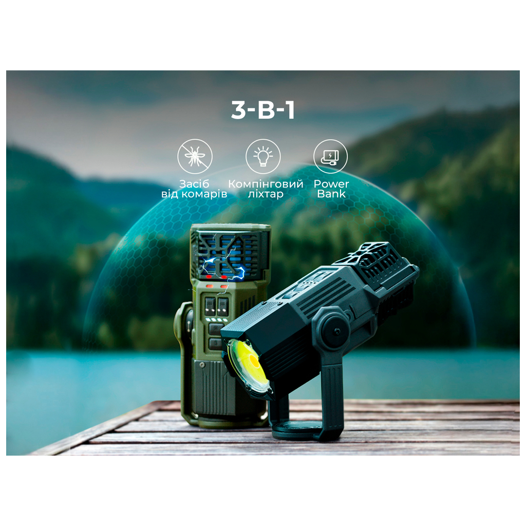 Ліхтар Flextail антимоскітний Flextail Evo Repel, зелений (ER4800-GN-i) - зображення 8